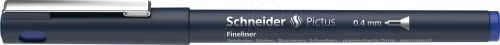 Schneider Pictus Fineliner pen, 0,4 mm lijnbreedte, blauw