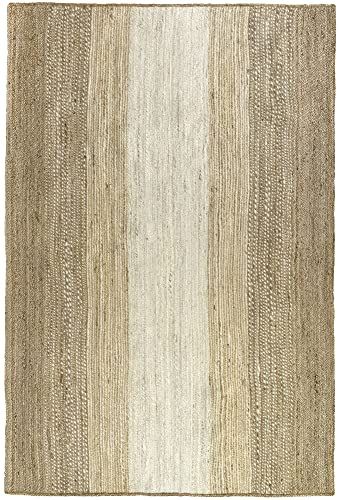 HAMID - Jute Rug - Soft White - Hand Woven - 230 x 160 cm