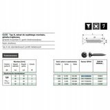 GIX Spax GIX-A gipsplaat schroeven voor metaal 3,9x55mm 500 stuks
