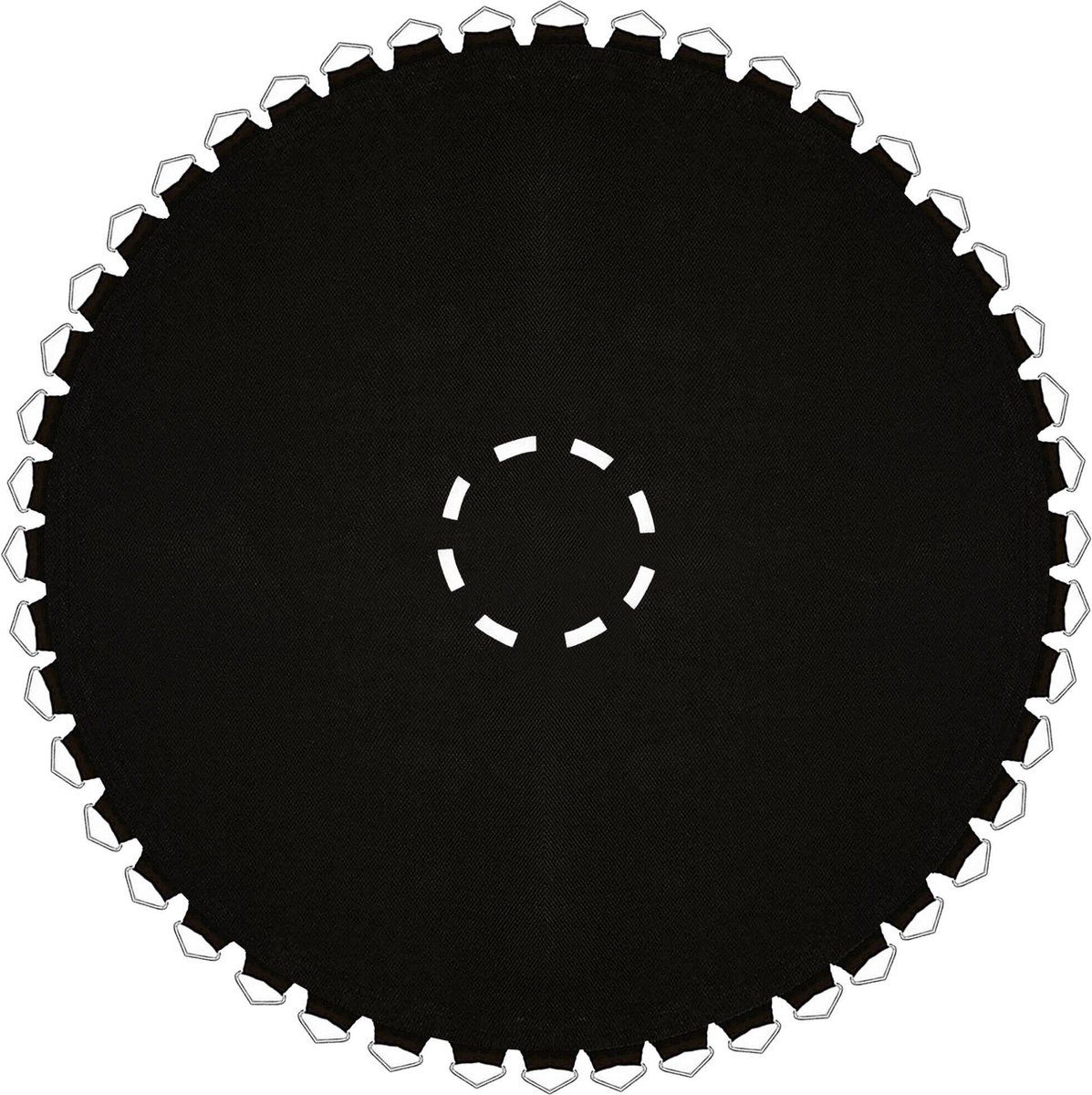 springos Trampoline Springmat - Rond - 244 cm - 48 Haken - Zwart