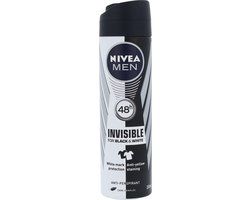 Nivea Invisible For Black & White Power Antiperspirant Spray for Men - 150ml