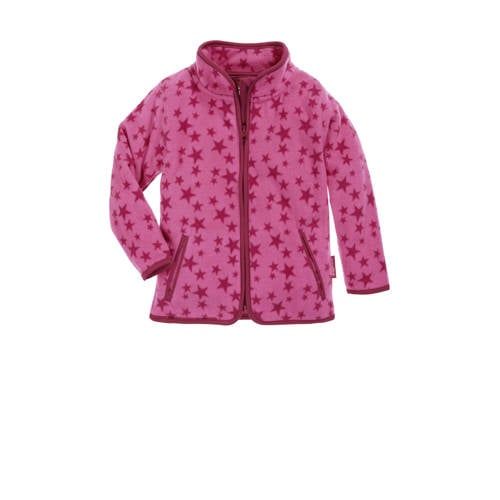 Playshoes Fleece Vest Stars - Roze/Fuchsia