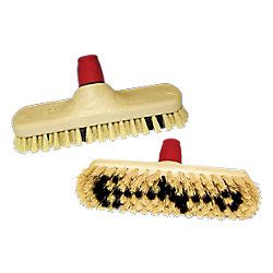 Koala Products Schuurborstel Tampico plastic houder 25 cm Bruin