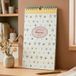 Paperclip Familieplanner Flower Pattern 2027 – Wandkalender