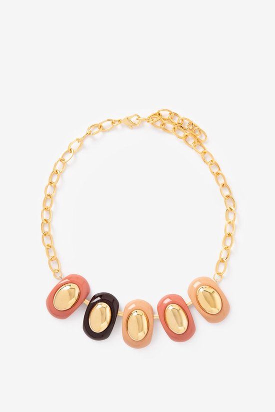 Sissy-Boy Rode resin ketting met studs