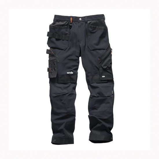 Scruffs Pro Flex Plus Werkbroek - Zwart - Maat 48