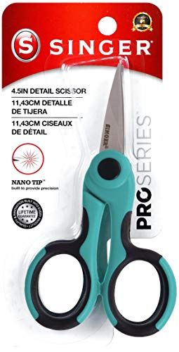 Singer 00557 ProSeries detailschaar - 11,4 cm - blauwgroen