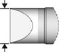 JBC Tools C470006 Soldeerpunt Beitelvorm, Recht 2.5 mm