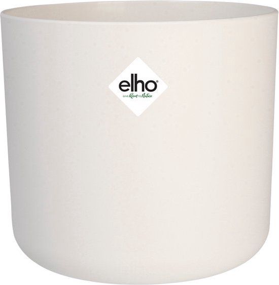 Elho B.for Soft Rond 30 - Bloempot voor Binnen - Wit