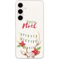 Samsung Galaxy S24 FE lichtgevend rendier beschermende siliconen case