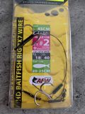SPRO Heavy Duty Baitfish Rig 2XD 1XSH 7x7 - Haakmaat 2 / 45CM - Staal - Zwart