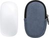 kwmobile Muisetui voor Apple Magic Mouse 1 / 2 Hoes - Etui voor Bluetooth-muis van robuust koord en neopreen - vintage blauw.