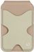 Dux Ducis Magnetische Kaarthouder - Wallet met Magneet Ring - Pasjeshouder voor vijf Pasjes - met Standaard - Beige