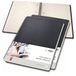SIGEL CO821 Spiraal notitieblok, ca. A4, gelinieerd, hardcover, zwart, 3 stuks - Conceptum