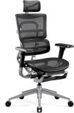DIABLO CHAIRS Bureaustoel V-MASTER Ergonomische bureaustoel Zwart