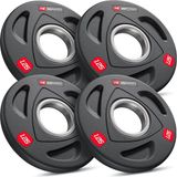 Hop-Sport Olympische Gewichten Set 5 kg - 4x1,25 kg halterschijven met 50 mm boring