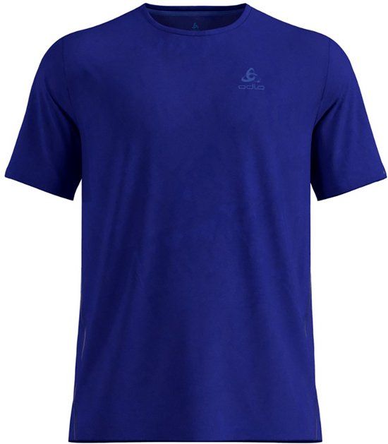 Odlo Zeroweight Engineered Chill-Tec T-shirt Heren Blauw Maat L