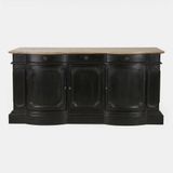 Loberon Dressoir Rélovine antiekzwart/bruin