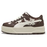 PUMA Karmen II Idol Wild sneakers voor Dames, Wit/Bruin, Maat 37