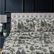Tribeca Living MTOILSHEETQUCG diepe zaklakenset, koningin, herten speelgoed, houtskool