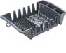 Metaltex Smartex Afdruiprek - Ophangbaar Afwasrek met Bestekhouder - Kunststof Grijs - Ruimtebesparend - 45x29x12 cm