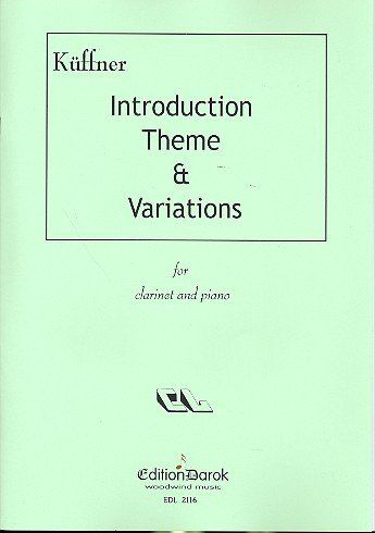 Edition Darok Introductie, thema en variaties: voor clarinet en piano - 9990051786088