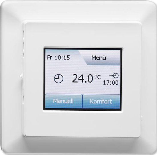 Stiebel Eltron RTU-TC 238912 Elektronische kamertemperatuurregelaar, touchscreen, wit