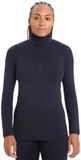Icebreaker Merino 260 Tech Lange Mouwen Basislaag Vrouw Midnight Navy L