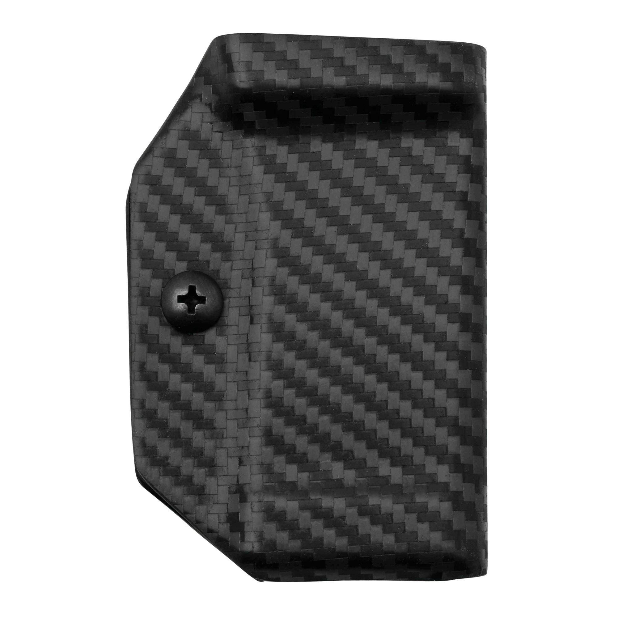 Clip & Carry Kydex Sheath for Victorinox Spirit - Carbon Fiber Black