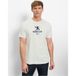OLYMP Casual T-shirt coupe droite col rond blanc, imprimé