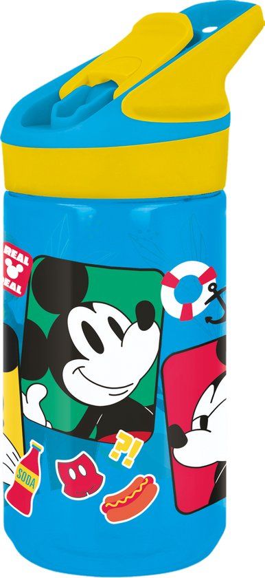 4KidsOnly Disney's Mickey Mouse Tritan Premium Drinkfles - 480 ml