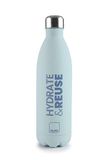 IBILI Classic Hydrate&Reuse Thermosfles voor Vloeistoffen, 1000 ml, Roestvrij Staal 18/10, Dubbelwandig, willekeurige Kleur