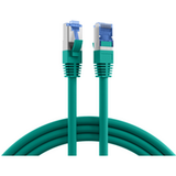 Patchkabel RJ45 Patchkabel Cat.6A S/FTP TPE, Cat.7 Rohkabel superflex grün 2m