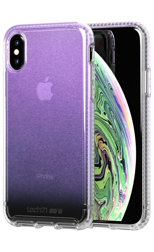 Tech21 Pure Shimmer roze, transparant / Apple iPhone Xs