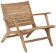 Must Living Lounge chair Laila, 75x75x85 cm, rustic teakwood