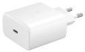 Samsung USB-C-oplader, 65 W, ultrasnelle netadapter, USB - C naar USB-adapter, Samsung snellader, origineel, zonder kabel, wit