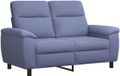 vidaXL Canapé Jean Bleu 158 x 90 x 95 cm Tissu