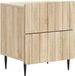 vidaXL Nachtkastje Sonoma Eiken 43 x 34,5 x 49,5 cm Bewerkt hout