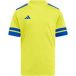 adidas uniseks-kind Squadra25 Jersey Short Sleeve Kids Shirt, team yellow/team royal blue, 7-8 Years