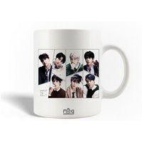 Keramische mokkenetui, BTS Kaart van de Ziel 7 Poster Leden