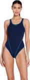 Zoggs Maillot de bain femme 1 pièce Melbourne Haxback marine/bleu clair XL