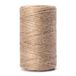 GARDENIX Jute koord van natuurlijke vezels, 1,5 mm, 100% biologisch afbreekbaar, voor knutselen, als decoratie, geschenkverpakking, als natuurvezel, pakketkoord voor tuin, 50 m lang