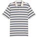 Puma Polo Cloudspun Stripe, blanc/indigo