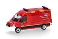 Herpa Modelauto VW Crafter Van Hoog Dak "Vrijwillige Brandweer Laatzen" (Nedersaksen/Laatzen), miniatuur in schaal 1:87, verzamelobject, Made in Germany, kunststof model