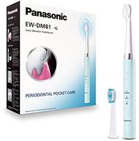 Panasonic EW-DM81-G503 Elektrische tandenborstel, 2 borstelkoppen inbegrepen, timer, 2 bedrijfsmodi, ergonomisch design, 31.000 minutenbewegingen, geluidstrillingen, groen