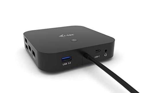 i-tec USB-C dockingstation 2 x 4 K - 2 x DisplayPort 1 x USB-C 3 x USB 3.0 2 x USB 2.0 1 x GLAN 1 x audio/microfoon