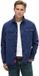 Superdry Militair Overshirt Heren Lange Mouwen Shirts XL Frontier Blue