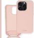 iMoshion Color Backcover iPhone 15 Pro Hoesje met Koord - Roze