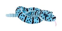 Wild Republic Snakes Eco Blue Rock Rammelaar, Gevuld dier, 137 cm, pluche speelgoed, vulling is gesponnen gerecyclede waterflessen, milieuvriendelijk