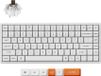 Keychron K2 Max, clavier mécanique sans fil, blanc, Bluetooth, 2.4GHz, LED RGB, hot-swap, disposition QWERTY (États-Unis), Super Switch Brown - K2M-Q3